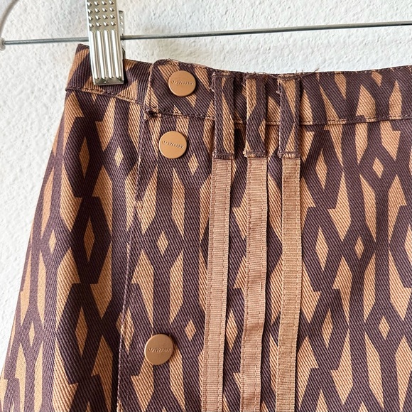 NWT Adidas x Ivy Park Monogram Skirt in Brown Size XS - Picture 6 of 10